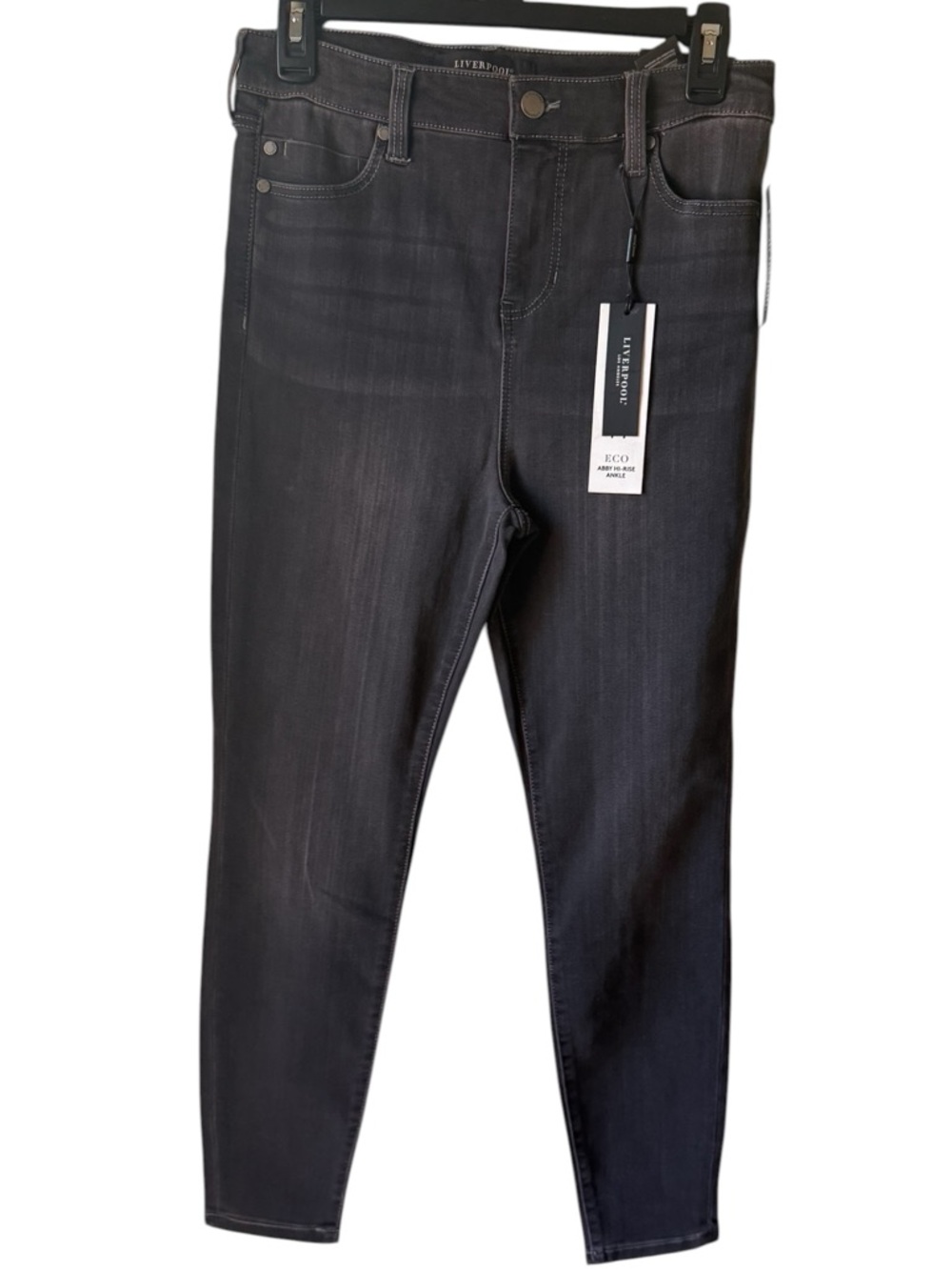 Liverpool Black High-Rise Skinny Jeans - Women's